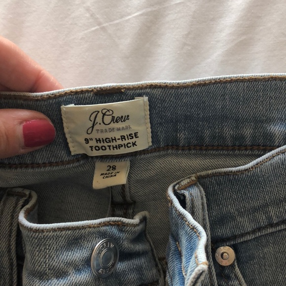 JCrew Jeans 9inch high rise Toothpick - Picture 2 of 4